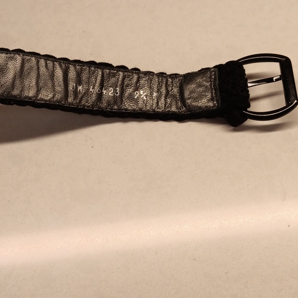 Stuart Weitzman Alex Nero Crochet Black  Woven Wedges Sandals 9.5 M - Picture 8 of 16